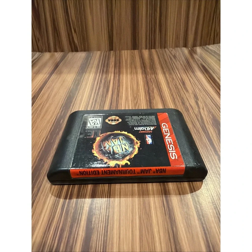 NBA Jam Sega Genesis Authentic Original Game Cartridge Midway Acclaim